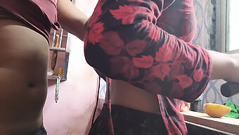 Indian Teen With Big Tits Receives Intense Pleasure From Her Uncle In The Kitchen