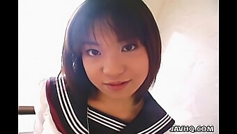 Uninhibited Japanese Teen Facial Completion