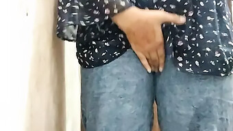 A Young Indian College Girl Records Herself Showering And Filming It